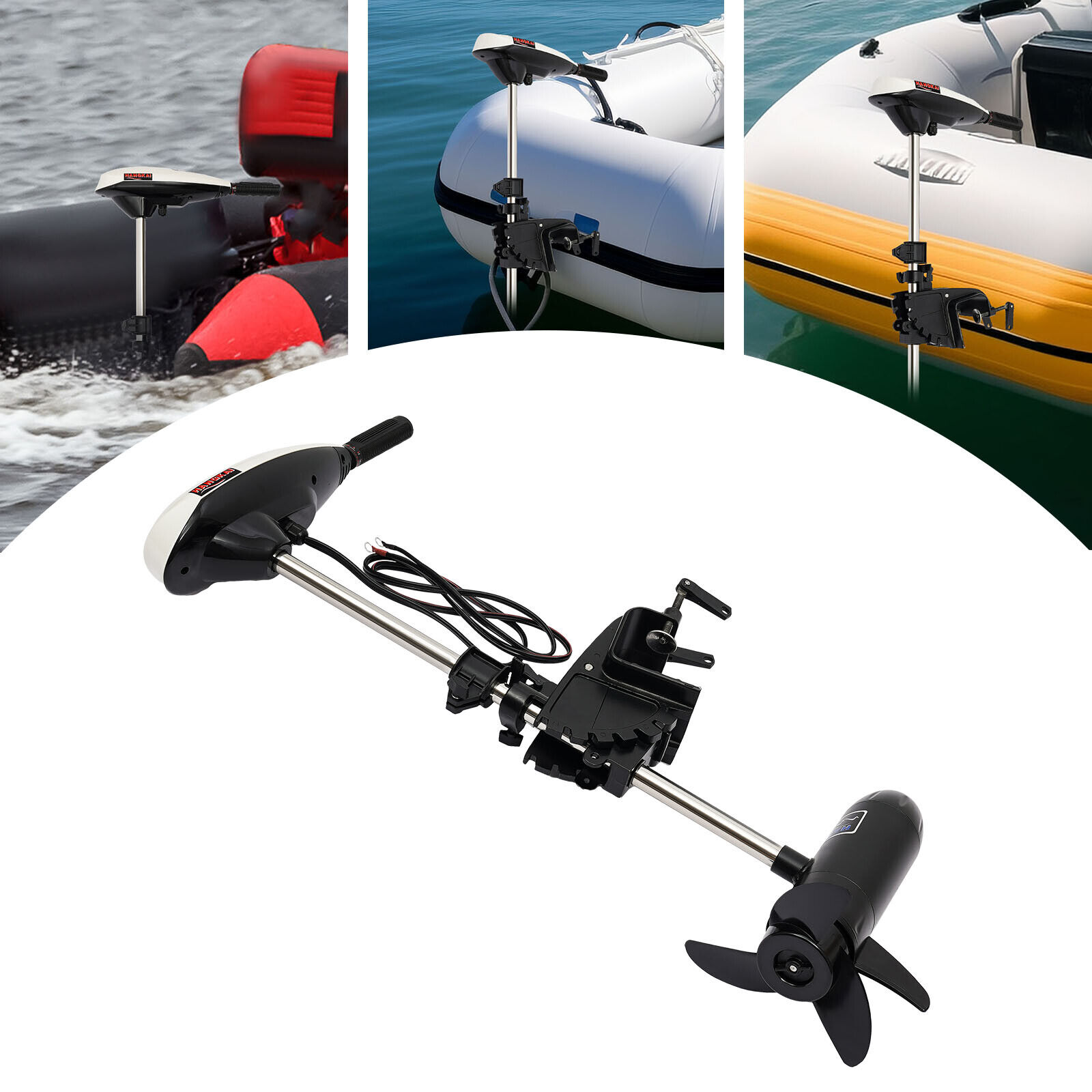 Fishing Kayak Trolling Motor - 12V 65LBS 전기 선외 모터 프로펠러