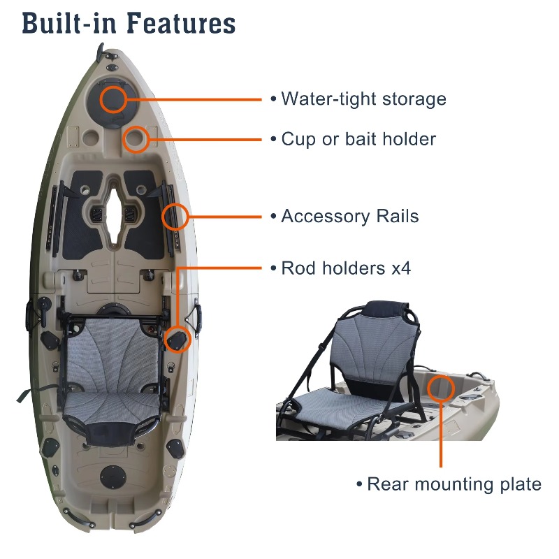2026 신형 모듈식 초안정 완벽 성능 1인용 접이식  - Fishing Kayak Pedal Drive 리뷰 및 가격