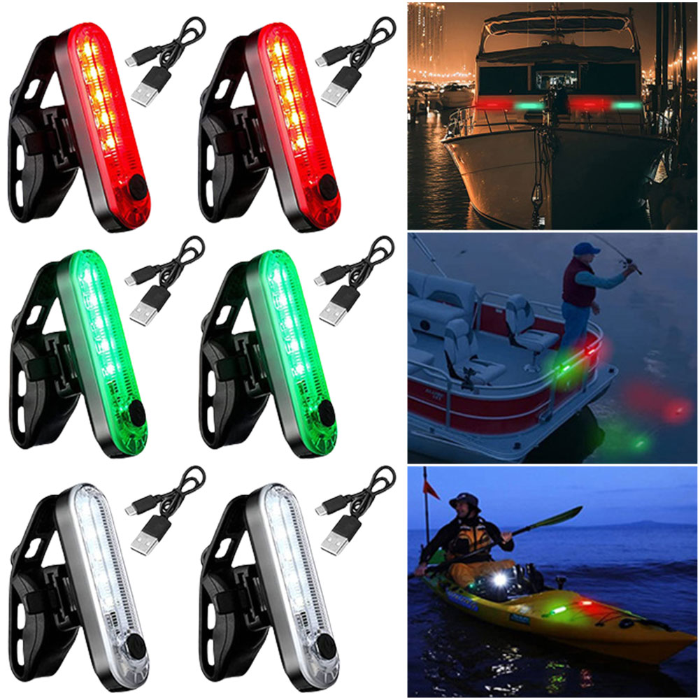 LED 보트 네비게이션 라이트 USB 충전 항해 신호  - Fishing Kayak Crate 리뷰 및 가격